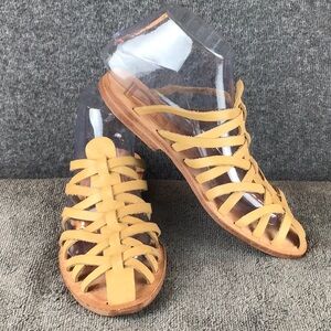 DKNY Leather Gladiator Strappy Mule Sandals Sz 6.5 B EUC